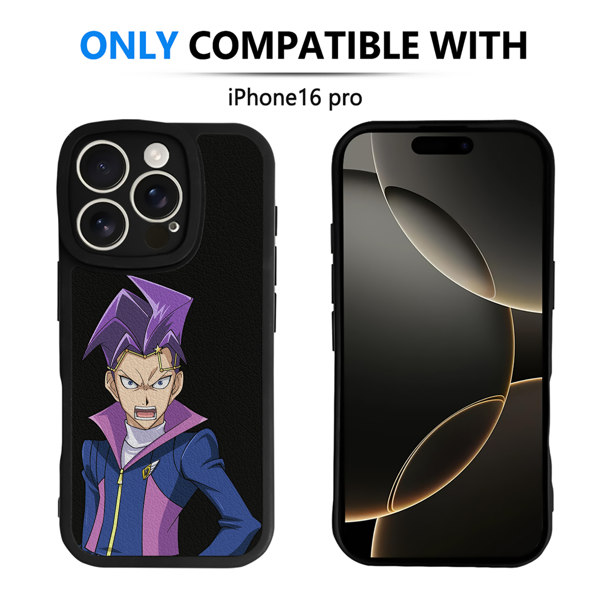 遊☆戯☆王 Yu-Gi-Oh! 【iPhone 16シリーズ対応】シリコンスマホケース（レザー調） 材質：シリコン